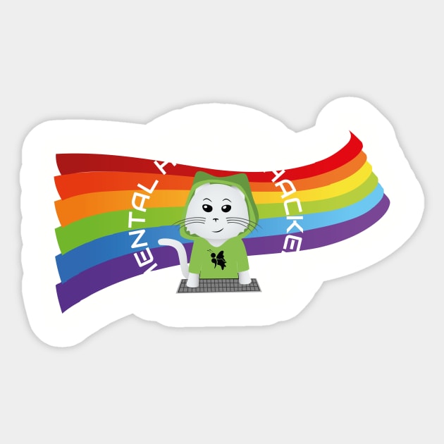 Mental Health Hackers Pride Logo Sticker by mentalhealthhackers